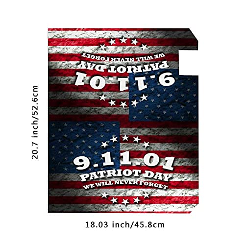 Hapuxt Magnetic Mailbox Cover Patriot Day American Flag Mailbox Post Box Wraps Weatherproof Mailbox Jacket Garden Yard Outdoor Decor thumb #2