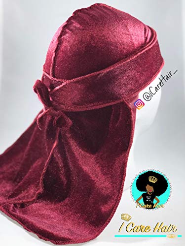 Deluxe Velvet Durag (Burgundy)