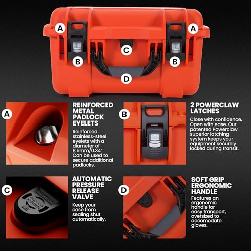 Maleta resistente NANUK 918 para 6 lentes de cámara miniatura 4
