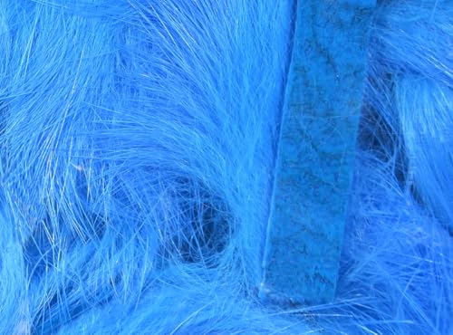Hareline Fly Tying Magnum Rabbit Strips - Wide Rabbit Fur Strip Material for Streamers, Pike, Musky & Saltwater Flies