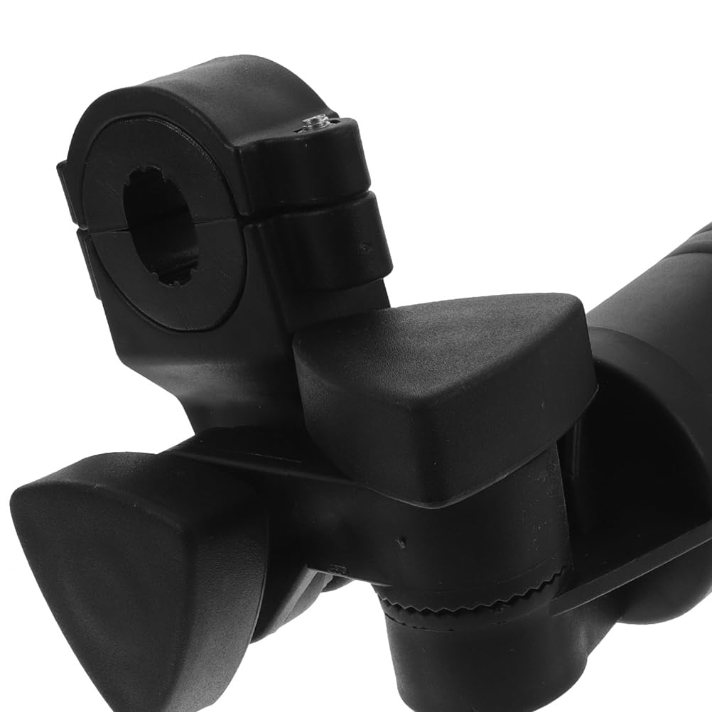 2 Stück-pack Schirmhalter für Golftrolleys, Verstellbar, Abs, Schwarz | Kinderwagen, Rollstühle, Fahrräder und Strandstühle, Leicht zu Montieren, Stabile Konstruktion