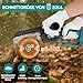 Realtopdo Mini Kettensäge 6-Zoll Bürstenlose Akku-Astsäge Kompatibel mit Makita 18V Akku, Handkettensäge mit Automatischer Öler, abnehmbarem Seitengriff für Gartenscheren Holzschneidenz (ohne Akku)