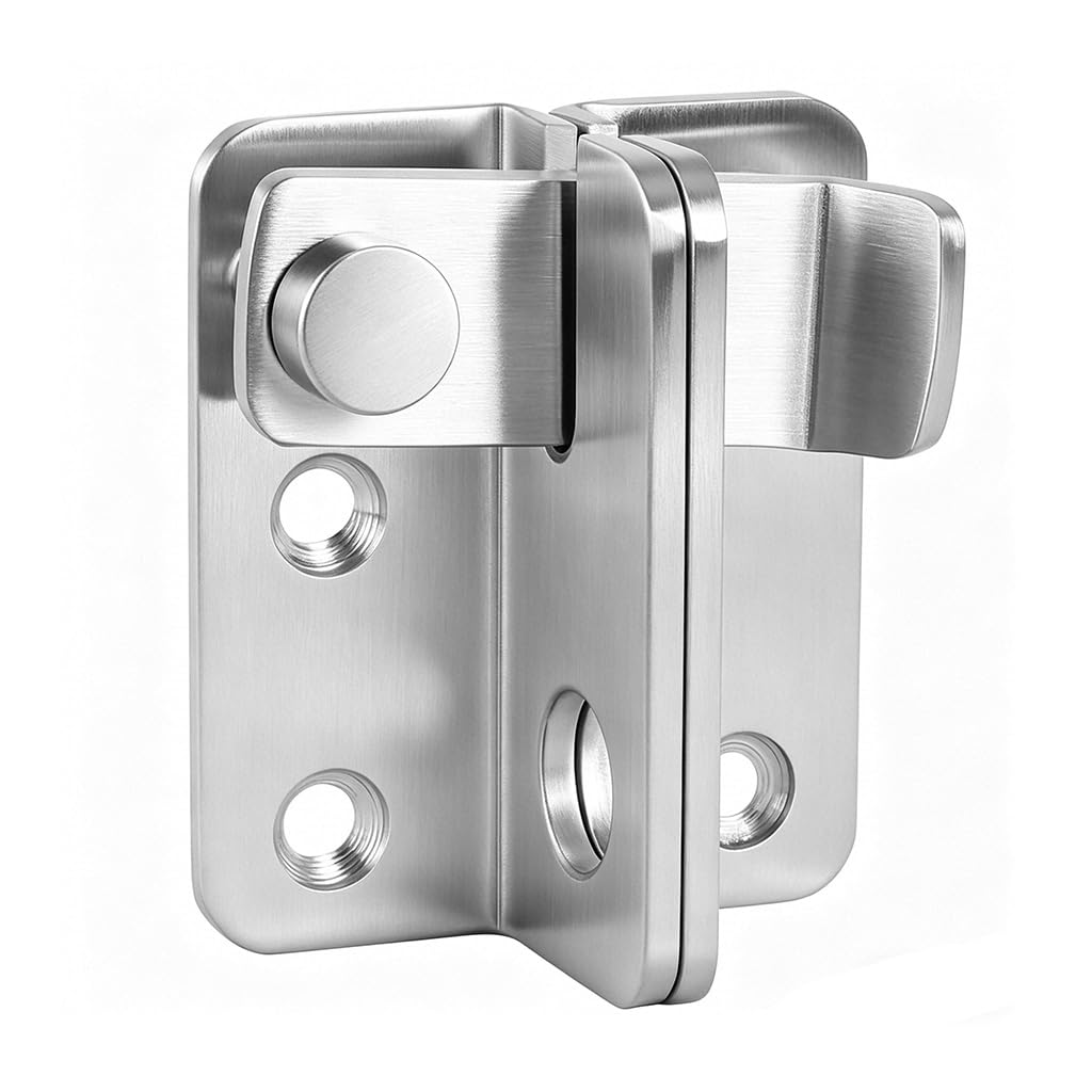 Serplex® Stainless Steel Rotary Door Latch, Heavy-Duty Rotating Hasp Lock, Rust-Proof Security Fastener for Doors, Cabinets, Windows & Drawers, Surface-Mount, Durable Home & Industrial Use-image-18