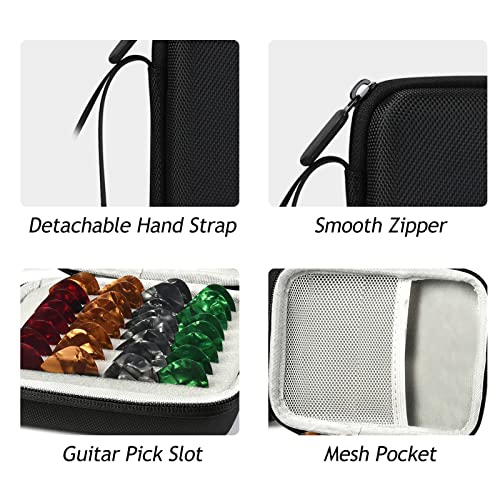 caigou Étui de support de médiator pour guitare électrique acoustique avec 15 médiators de guitare PCS sac de ment… - Les Beatles, Paul McCartney, John Lennon, RIngo Starr, George Harrison caigou Étui de support de médiator pour guitare électrique acoustique avec 15 médiators de guitare PCS sac de ment… – Image 5