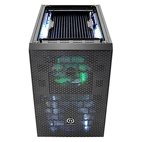 Thermaltake - Core X1 - Micro-Tour Boitier PC avec fenêtre (Mini-ITX) Gris