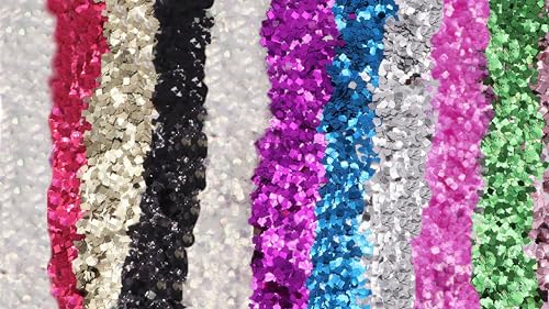 Purpurina cuadrada reflectante de 2 mm Glitter Art en empaque surtido
