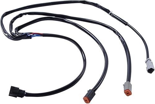 Miniatura 4 de TCT-MOTORPARTS Alambre LED para guardabarros trasero para Harley Touring Street Glide Road Glide 14 en adelante