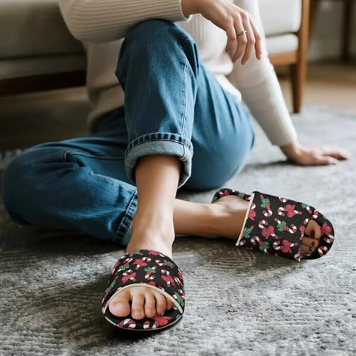 Slipper for Women Warm Open Toe Slippers Indoor Shoes for Girls Dorm2