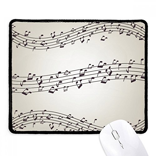 Alfombrilla de ratón para juego con diseño de música elegante y lona antideslizante