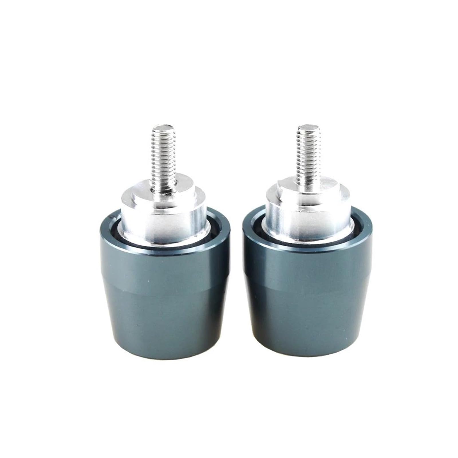 Tapones De Extremo De Manillar Motocicleta Tapones Puño Contrapesos Deslizantes para CBR 600 900 929 954 1000 1100 RR F4I F4 Extremos puños Manillar(Gris)