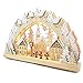 Wichtelstube Schwibbogen Weihnachtsdorf – LED Beleuchtet, Mit Timer & Aus Holz