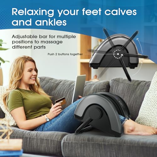 Image of TISSCARE Shiatsu Foot Massager with Heat: Foot Massager Machine for Neuropathy, Plantar Fasciitis and Pain Relief-Massage Foot, Leg, Calf, Ankle with Deep Kneading Heat Therapy