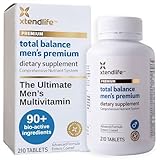 Xtendlife Total Balance Men’s Premium Multivitamin for Immune, Heart, Digestive & Cellular Health - Extra Strength Daily Support - 90+ Nutrients & Minerals - 30 Day Supply