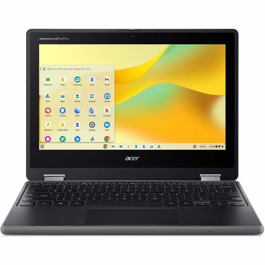 Image of Acer Chromebook Spin 511 R757T R757T-C9VH 11.6 inch Touchscreen Convertible 2 in 1 Chromebook - HD - 60 Hz - Intel - 8 GB - 64 GB Flash Memory - English (US) Keyboard - Black