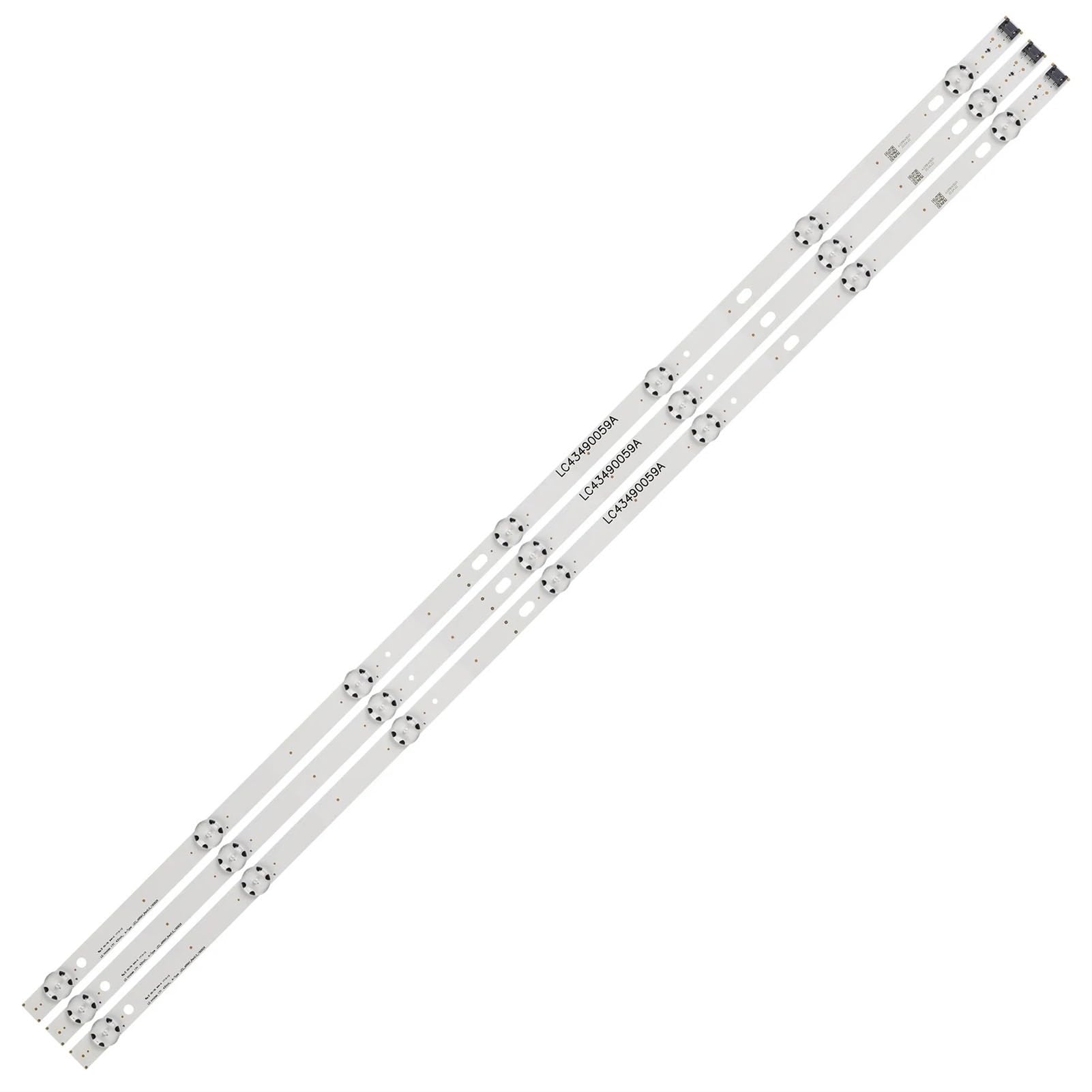 Tira de retroiluminación LED de 3 Piezas for LG LC43490059A LC43490058A 43UJ635V 43UK6300PLB 43UJ651V 43UJ634V 43UJ630V 43UJ561V 43UJ655V