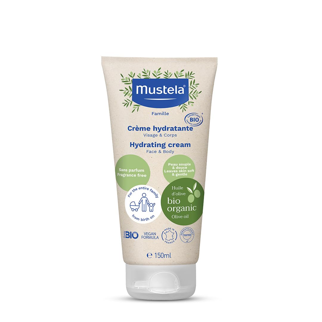 MUSTELA Crema hidratante Bio 150ml. Tubo, Negro