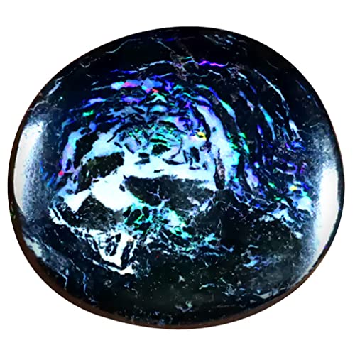 Opale australienne Boulder véritable non chauffée de 5.68 ct pour éviter les contrefaçons en verre