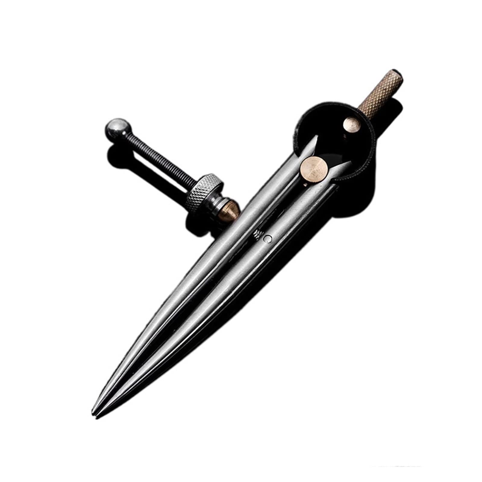 Digital Micrometer, Stainless Steel Adjustable Wing Divider Spacing Compass Precision Tool for Drawing Circles, Geometry, Wood,Leather Craft
