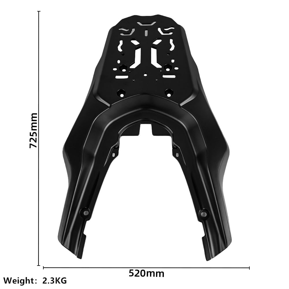 Support Arrière De Porte-Bagages Moto pour PCX160 pour PCX125 2021-2026 Arrière Pliable