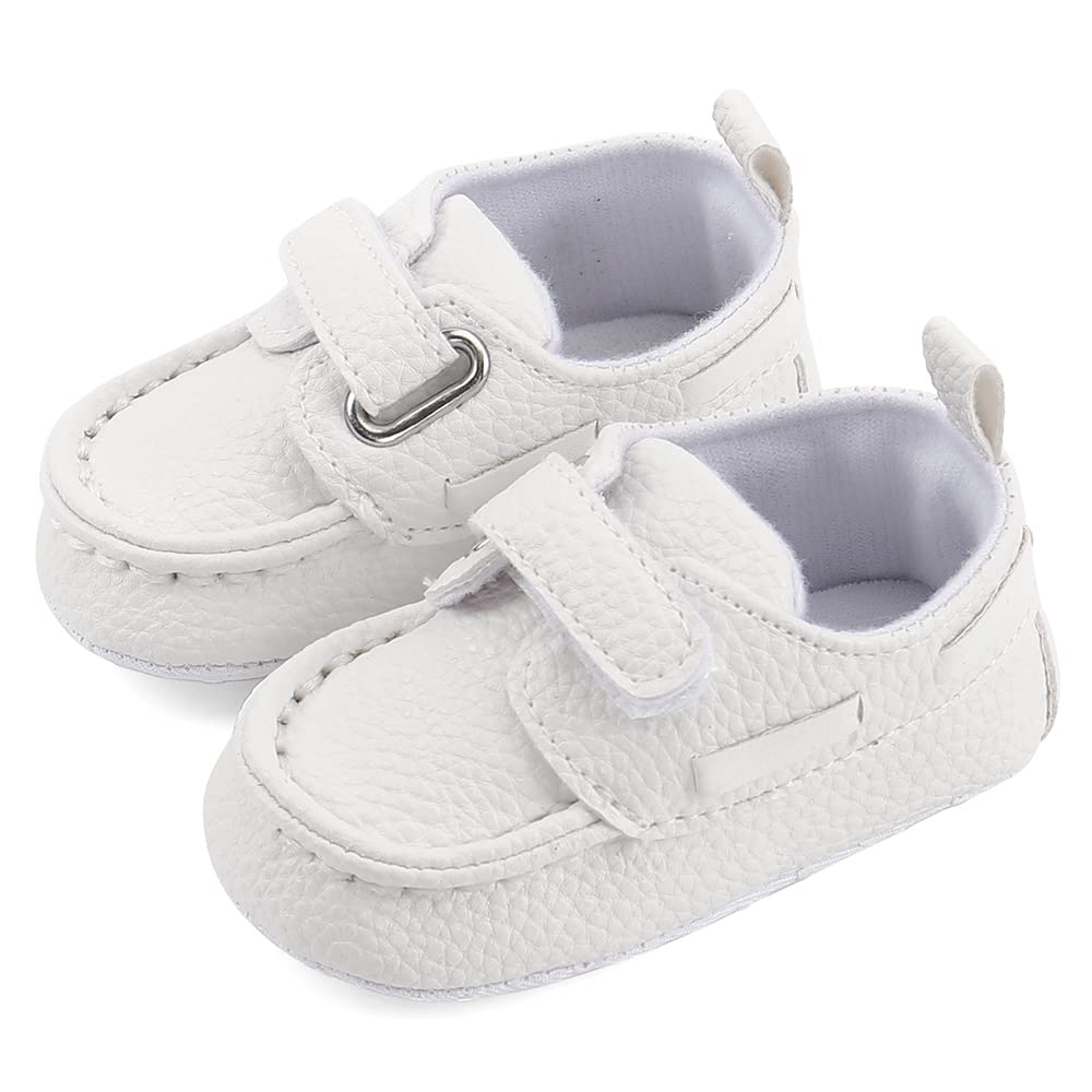 MASOCIO Scarpine Neonato Mocassini Scarpe Primi Passi Bimbo con Suole Morbide Antiscivolo