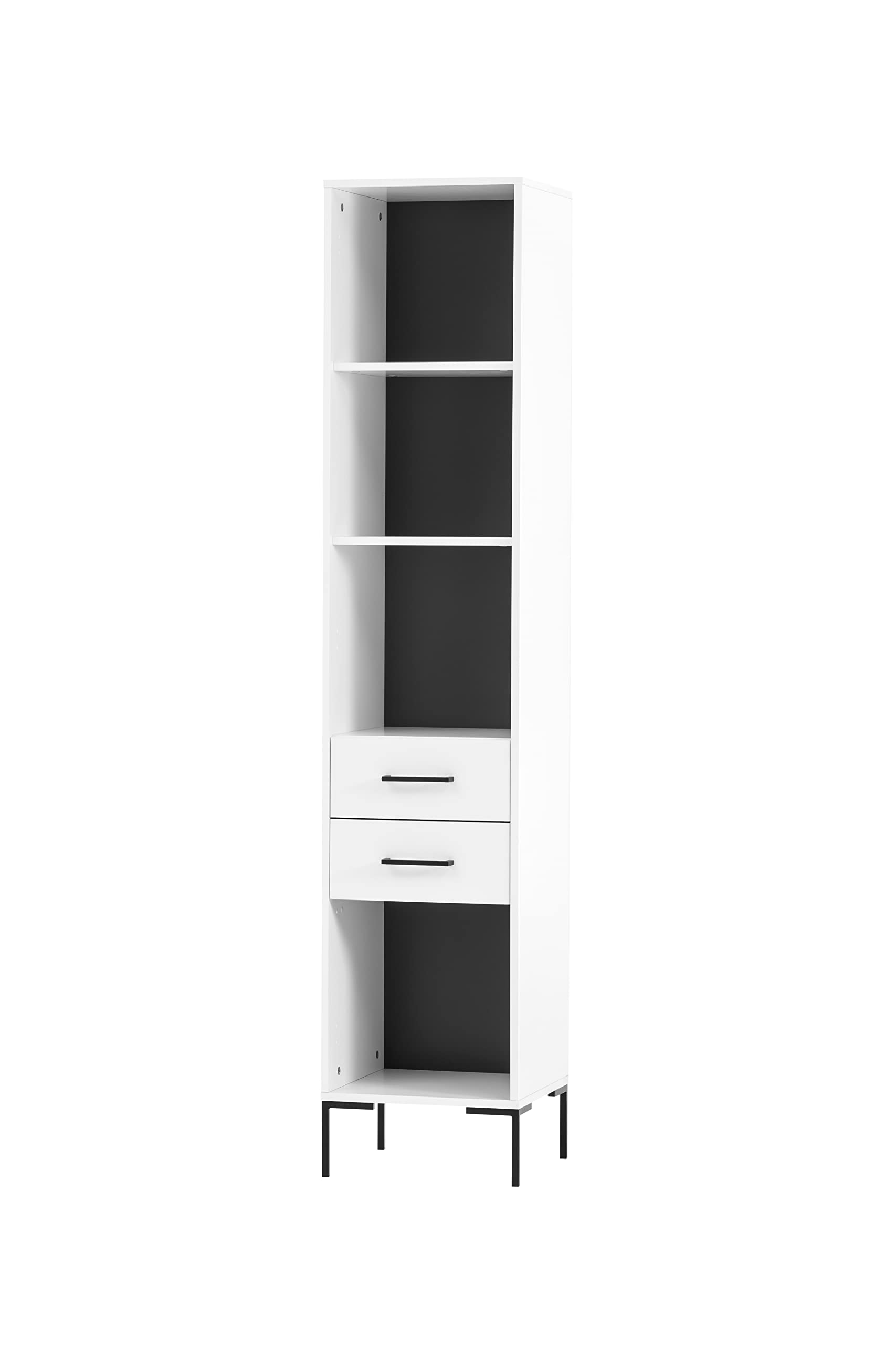 Montana 150628 Aktenschrank, 40 2 x 39 x 194 2 cm, weiß matt