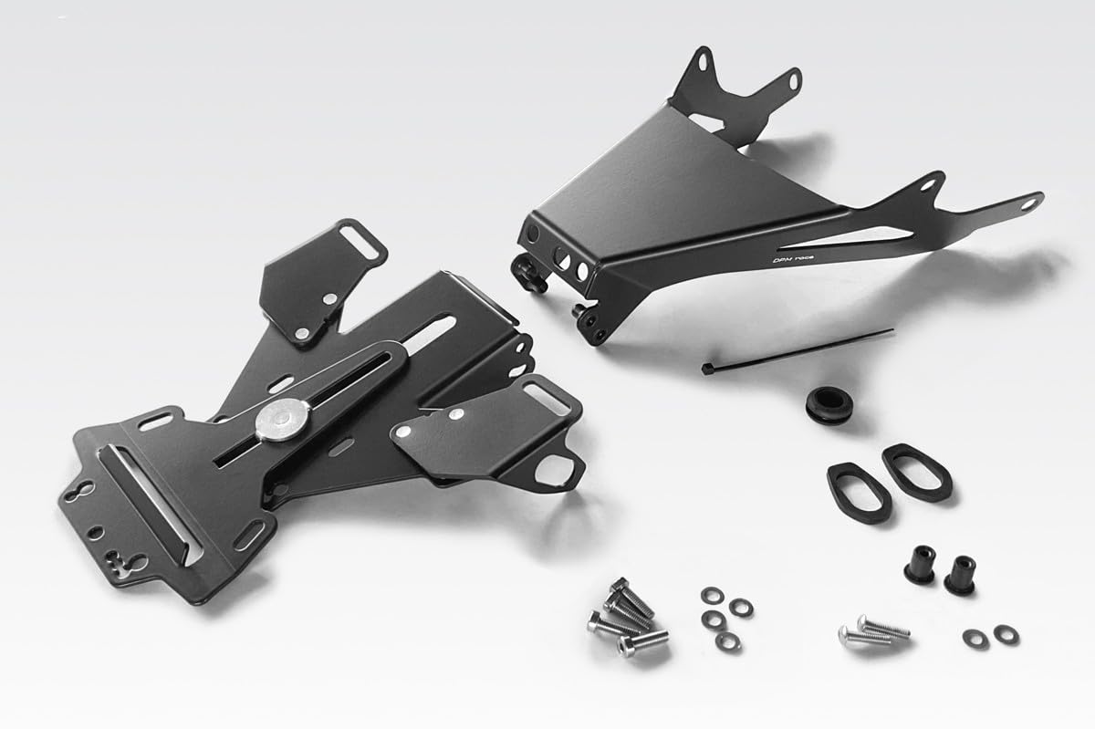 CB650R 2024/25 - Kit Targa Internazionale (R-0991) - Portatarga Regolabile - Minuteria Inclusa - Accessori De Pretto Moto (DPM Race) - 100% Made in Italy
