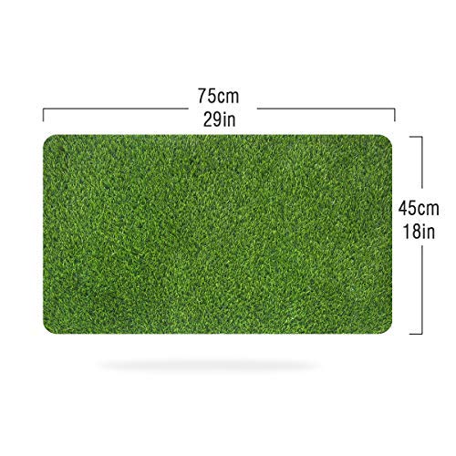 image for MAYSHINE Artificial Grass Door Mat Indoor/Outdoor rug Green Turf Perfe