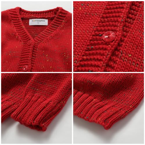 Image of Mud Kingdom Girls Cardigan Sweaters Cute Colorful Love
