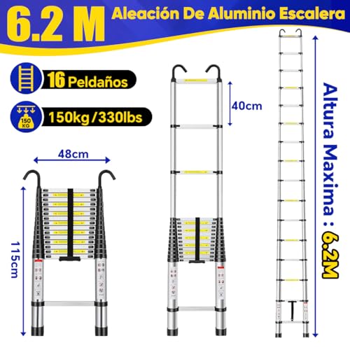 Escalera de 6 metros 26 escalera de 6 metros marca ZanGe (2)
