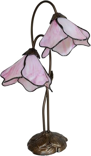 Miniatura 7 de Dale Tiffany TT12145 Lámpara de mesa Poelking, 19.00x12.00x12.00, Bronce
