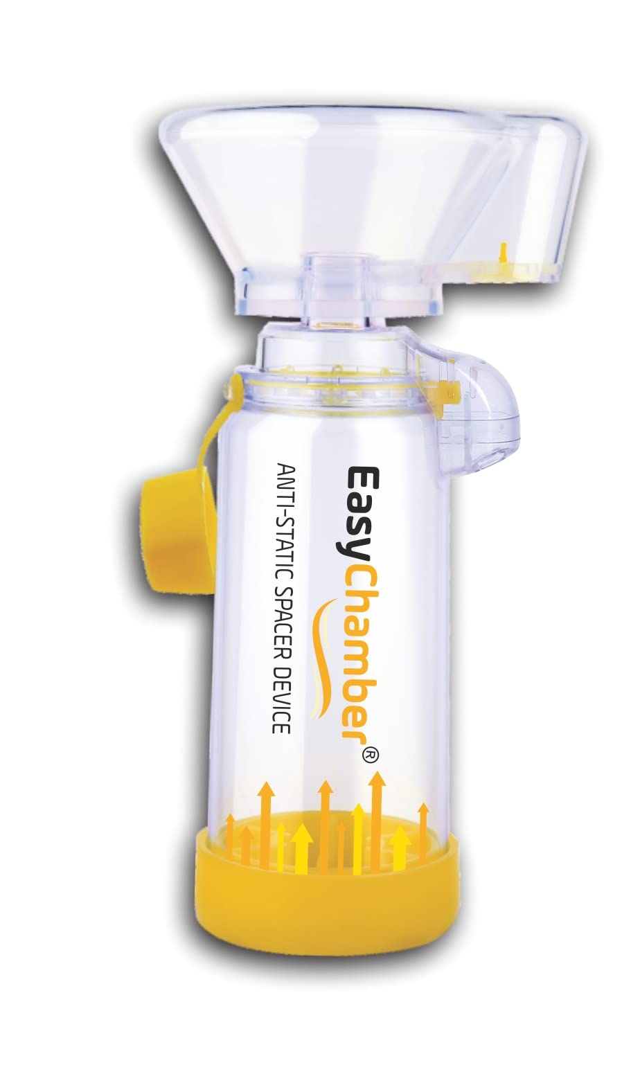 EasyChamber AntiStatic Spacer Device with Child Mask, Inhaler Chamber, use with Metered Dose