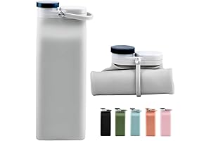 Collapsible Water Bottle BPA Free For Travel and Sports
