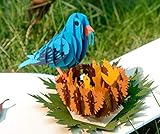 CUTPOPUP BlueBird Pop Up Card, Mothers Day Card, Fathers Day Card- Ideal Bird Handmade Gift For Mom,...