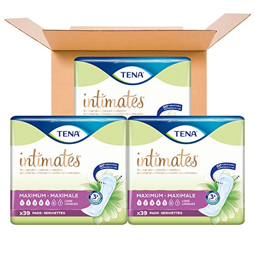 Tena Intimates Maximum Absorbency Incontinence Pad, Long, 117 Count #TOP1