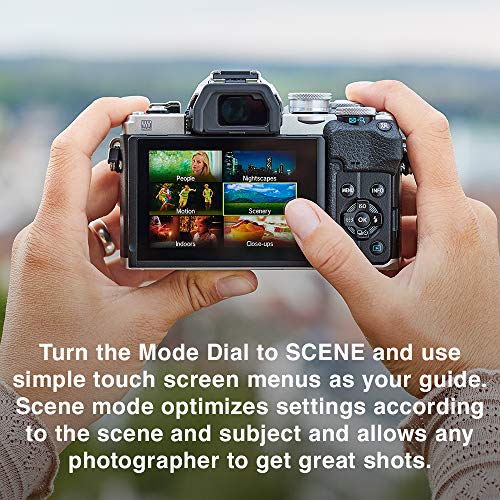 Olympus Om-D E-M10 Mark Iv Silver Body With Silver M.zuiko Digital Ed 14-42Mm F3.5-5.6 Ez Lens Kit #TOP2