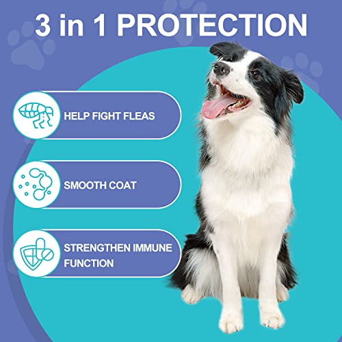 Advanllent Flea & Tick Prevention Supplement - Natural & Functional Flea Treatment For Dogs Soft Chew - Help With Dog Flea And Tick Treatment, Coat Smooth, Immune Health - 90 Count Flea Chewables #TOP4