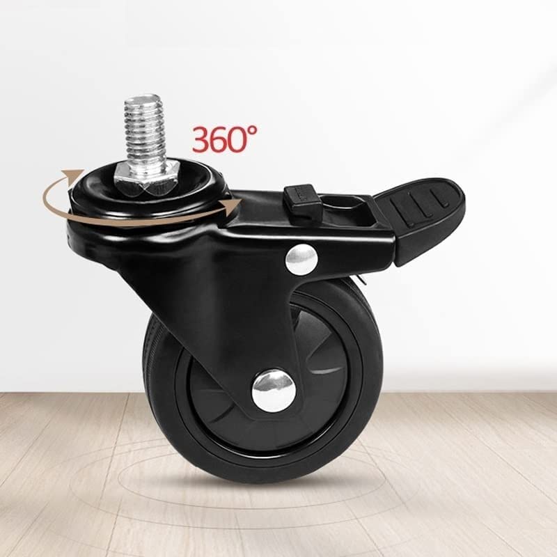 Soporte de TV con ruedas y altura ajustable de aluminio miniatura 5