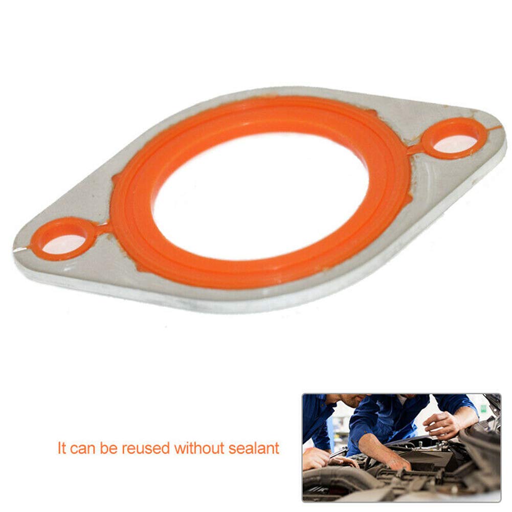 Thermostat Water Neck Housing Gasket Aluminum Silicone Replacement