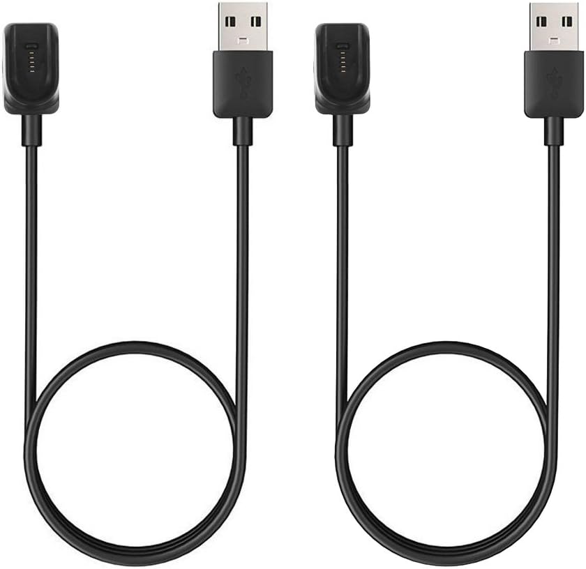 Kissmart 2-Pack Replacement Charger Charging Cable For Plantronics Voyager Legend Bluetooth Headset (Black, 1m/3.3ft)