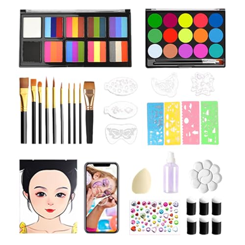 �q���p�̃t�F�C�X�y�C���e�B���O�L�b�g�A�􂦂�t�F�C�X�y�C���g - ���x�[�X�̃R�X�v�����ϕi�{�f�B�y�C���g�L�b�g,���[���v���C�̒a�����̂��߂̈��S�ȃv���t�F�b�V���i�����C�N�A�b�v