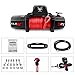 X-BULL Winch-13500 lb. Load Capacity Electric Winch Kit 12V Synthetic Rope,Waterproof IP67 Electric Winch with Hawse Fairlead, with Wireless Handheld Remote and Corded Control Recovery