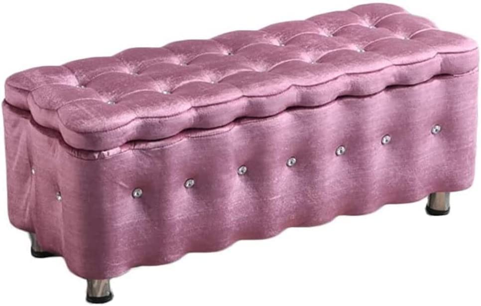 Manque de place ? Tabouret de bureau ottoman de rangement pliable pour optimiser votre salon