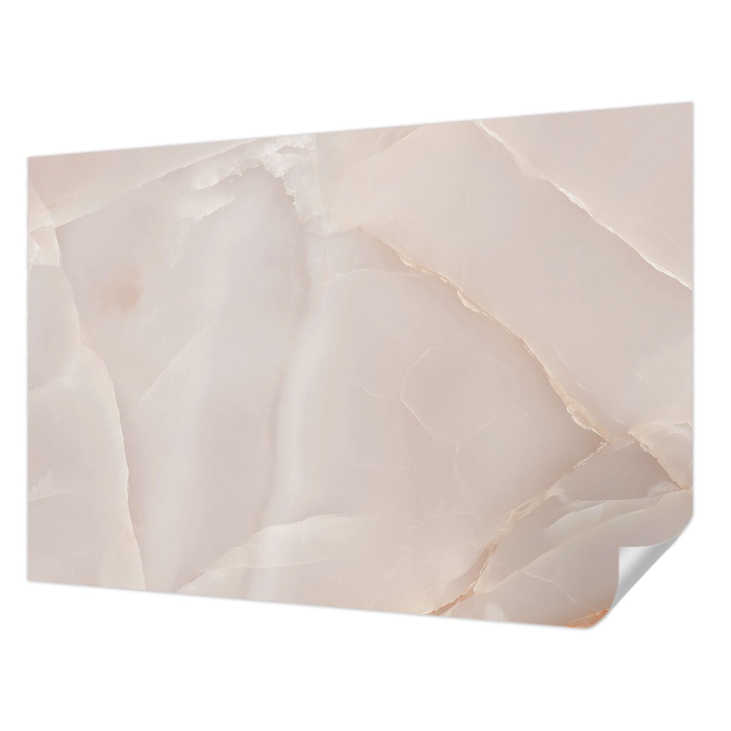 Décor mural adhésif Tulup effet marbre rose haute qualité pour salon