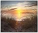 Produktbild Wallario Herdabdeckplatte/Spritzschutz aus Glas, 1-teilig, 60x52cm, für Ceran- und Induktionsherde, Sonnenuntergang am Strand