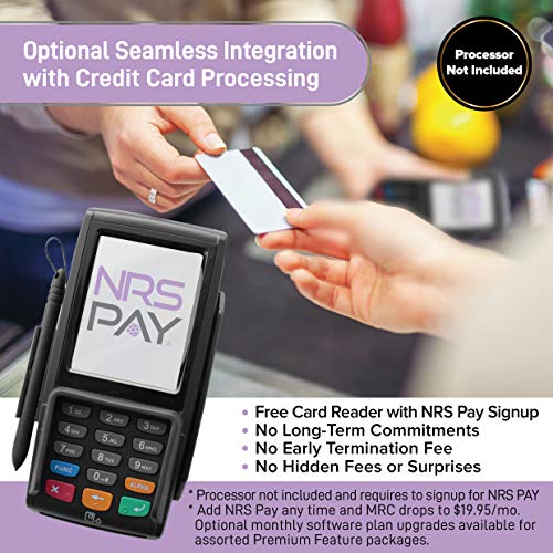 NRS Cash Register (USA ONLY) - POS System Includes Merchant Touchscreen & Customer-Facing Display, Barcode Scanner & Thermal Receipt Printer. Cash Drawer Not Included. - Thumbnail 5