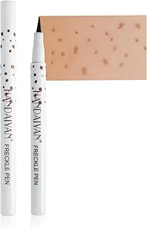Freckle Pen, Freckle Makeup Pen Waterproof Long-Lasting Soft Spot Pen For Natural Like-real Makeup, Natural Freckle Pen Easy Makeup Tool For a Natural Sun-kissed Makeup, 1PC Chestnut