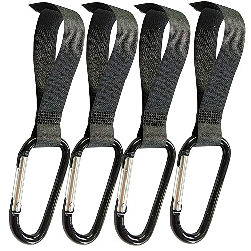 ESTOVE Crochets de poussette 4pcs Crochets universels polyvalents pour poussette,jeux suspendus à l'avant,sacs à provisions suspendus à l'arrière Cover
