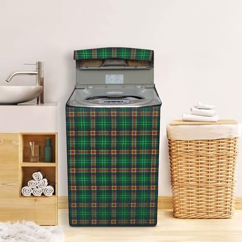 Image of Lithara Top Load Fully Automatic Washing Machine Cover for LG, Samsung, IFB, Whirlpool, Suitable for 6 KG & 6.5 KG - Waterproof, Dustproof Cover (Print-5)