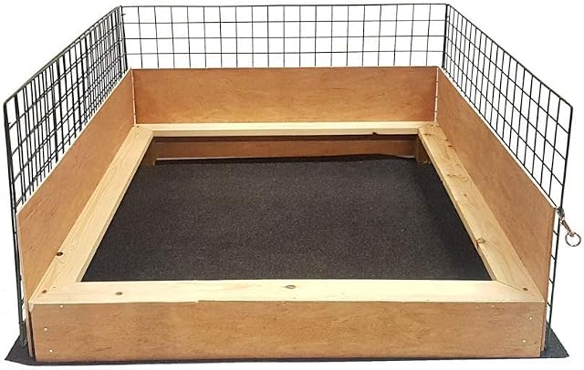 P Dot Wolf Dog Play Pen - Heavy Duty, Whelping Box/Pen for Puppies, Dog Fence, Puppy Play Pen, Cat, & Small Animal - Pet Exercise Playpen, Dog Playpen, Dog Pen Indoor/Outdoor For Breeding Puppies