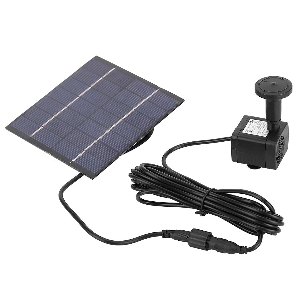 Shanrya Defult Taidda- Pond Fountain Kit Submersible 1000Mah Battery Capacity Solar Fountain, Engineering Plastics For Garden Decoration